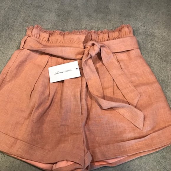 Lovers + Friends Pants - Simone shorts with belt